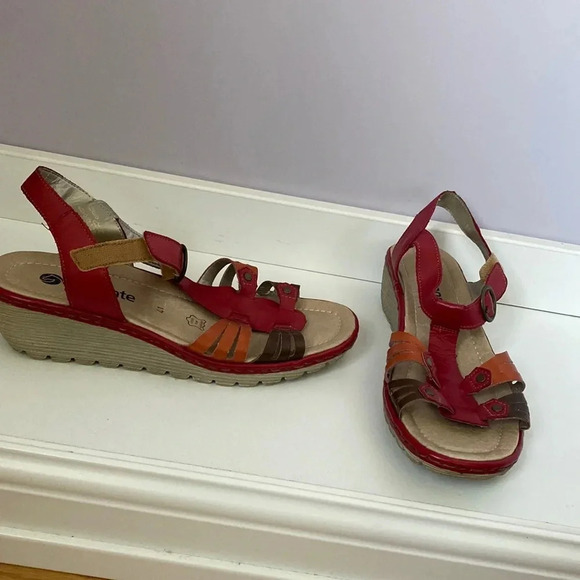 Remonte Leather sandals size 41 - Picture 1 of 11